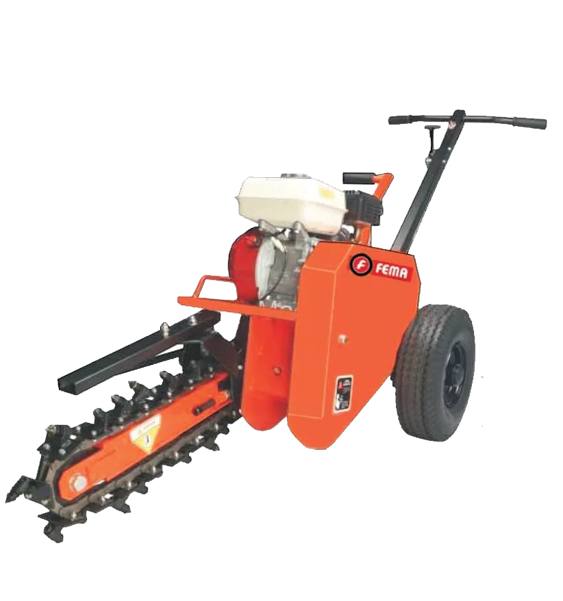 Zanjadora F126 - Motor Honda 5.5hp - 50cm - Fema