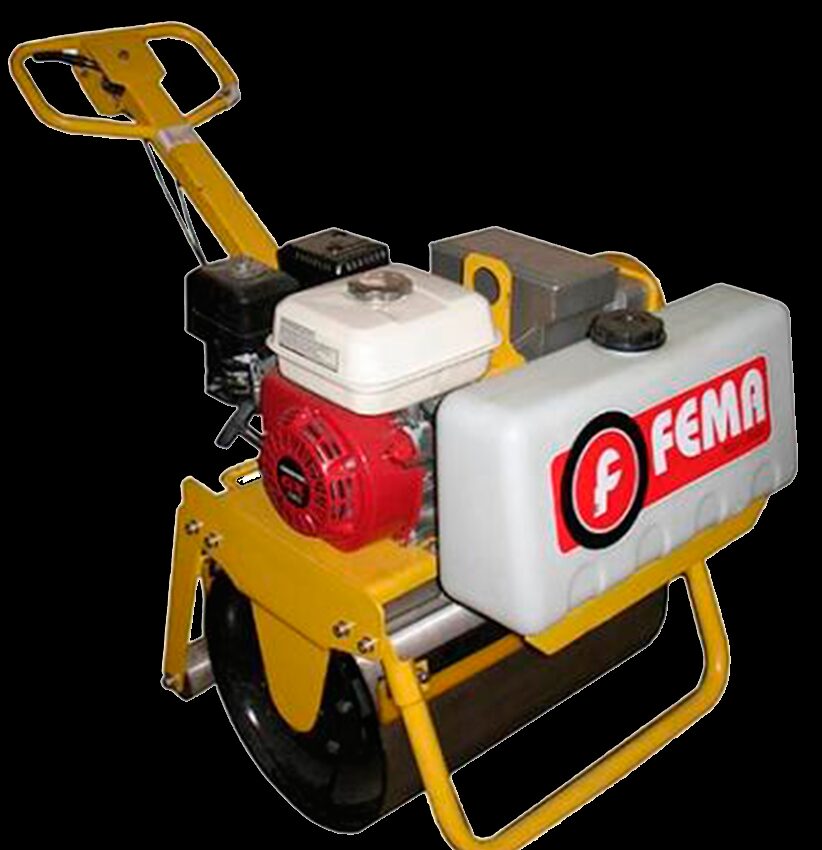 Rolo Compactador Simple Motor 13hp 650x355mm