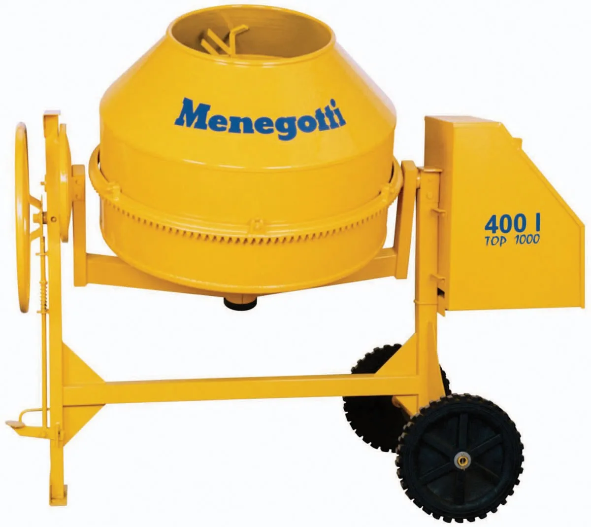 Hormigonera de Volteo 400lt con Motor Monofásico 2hp