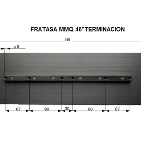 Juego de Fratas para Allanadora 120 cm Finish